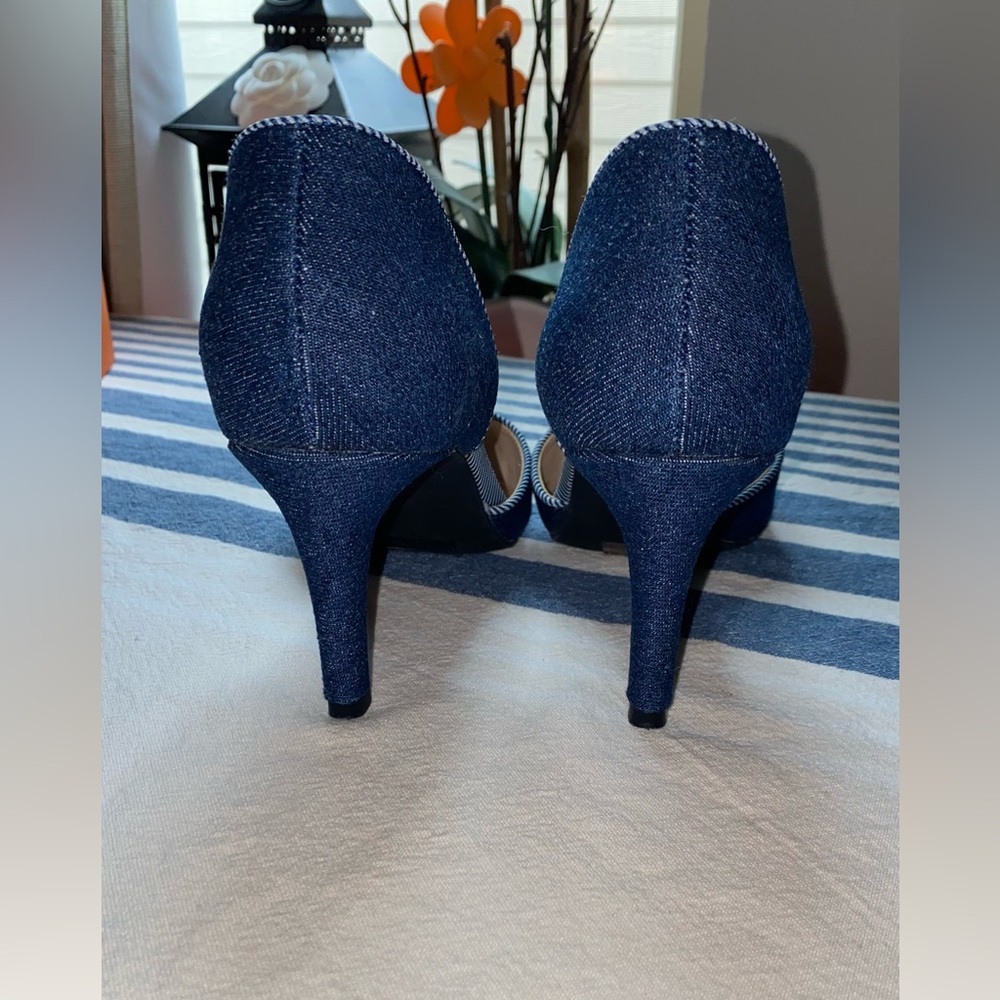 Kelly & Katie blue jeans high heel - Picture 2 of 6
